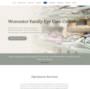 worcester,website,designer,eyecare,wordpress,